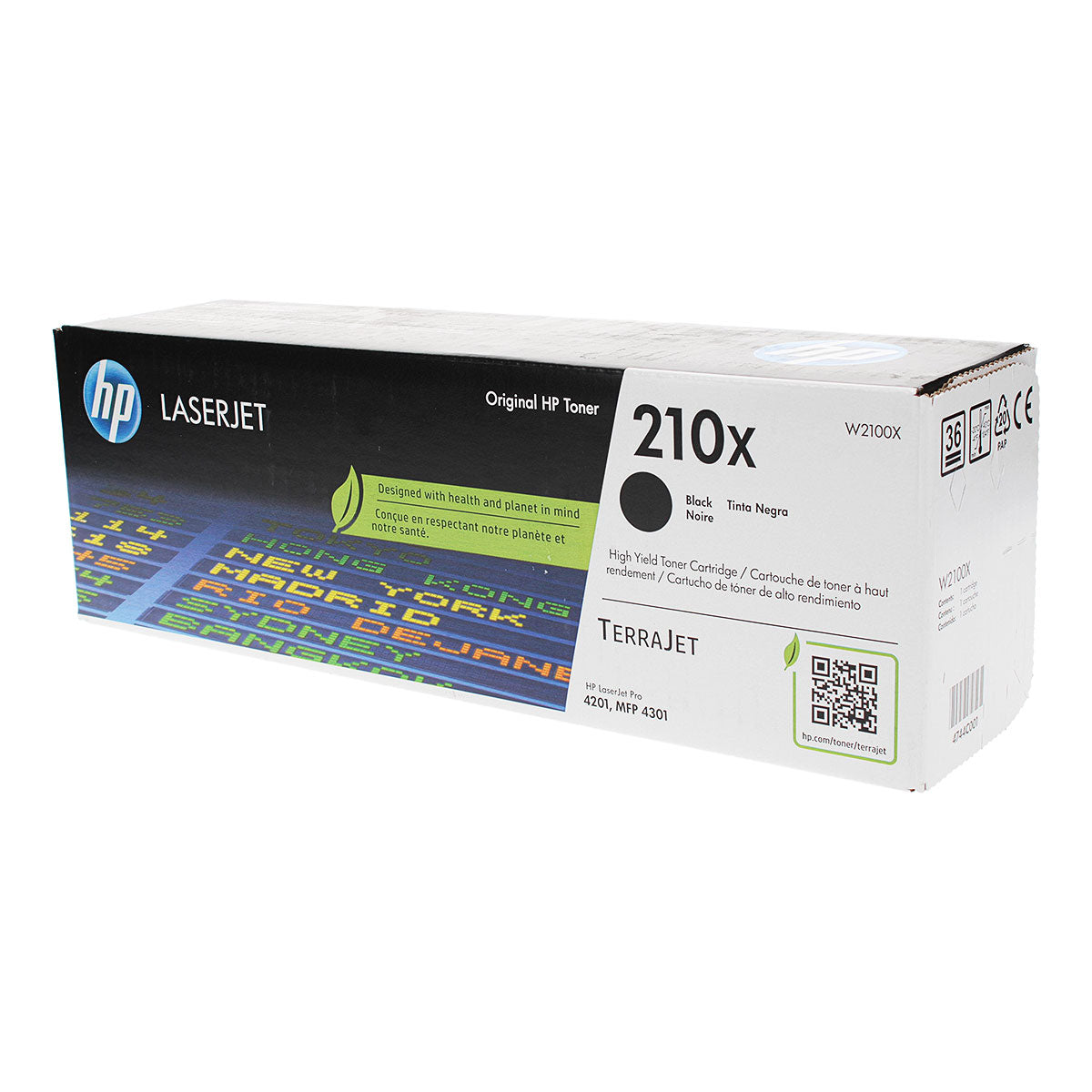 HP (W2100X) Toner Cartridge, Black 7.5K Yield