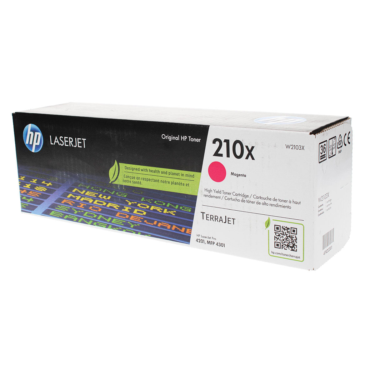 HP (W2103X) Toner Cartridge, Magenta 5.5K Yield