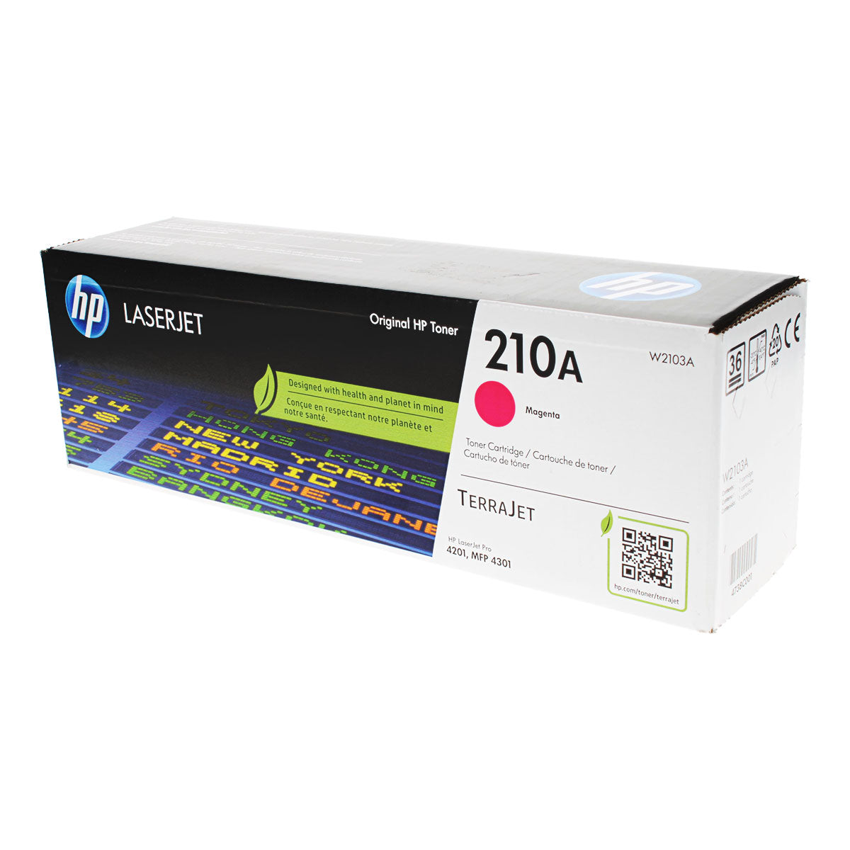 HP (W2103A) Toner Cartridge, Magenta 1.8K Yield
