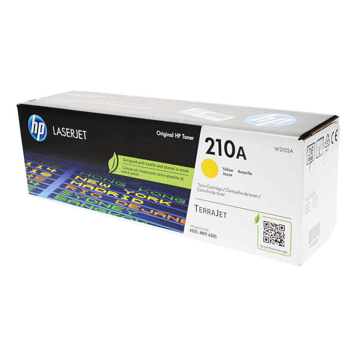 HP (W2102A) Toner Cartridge, Yellow 1.8K Yield