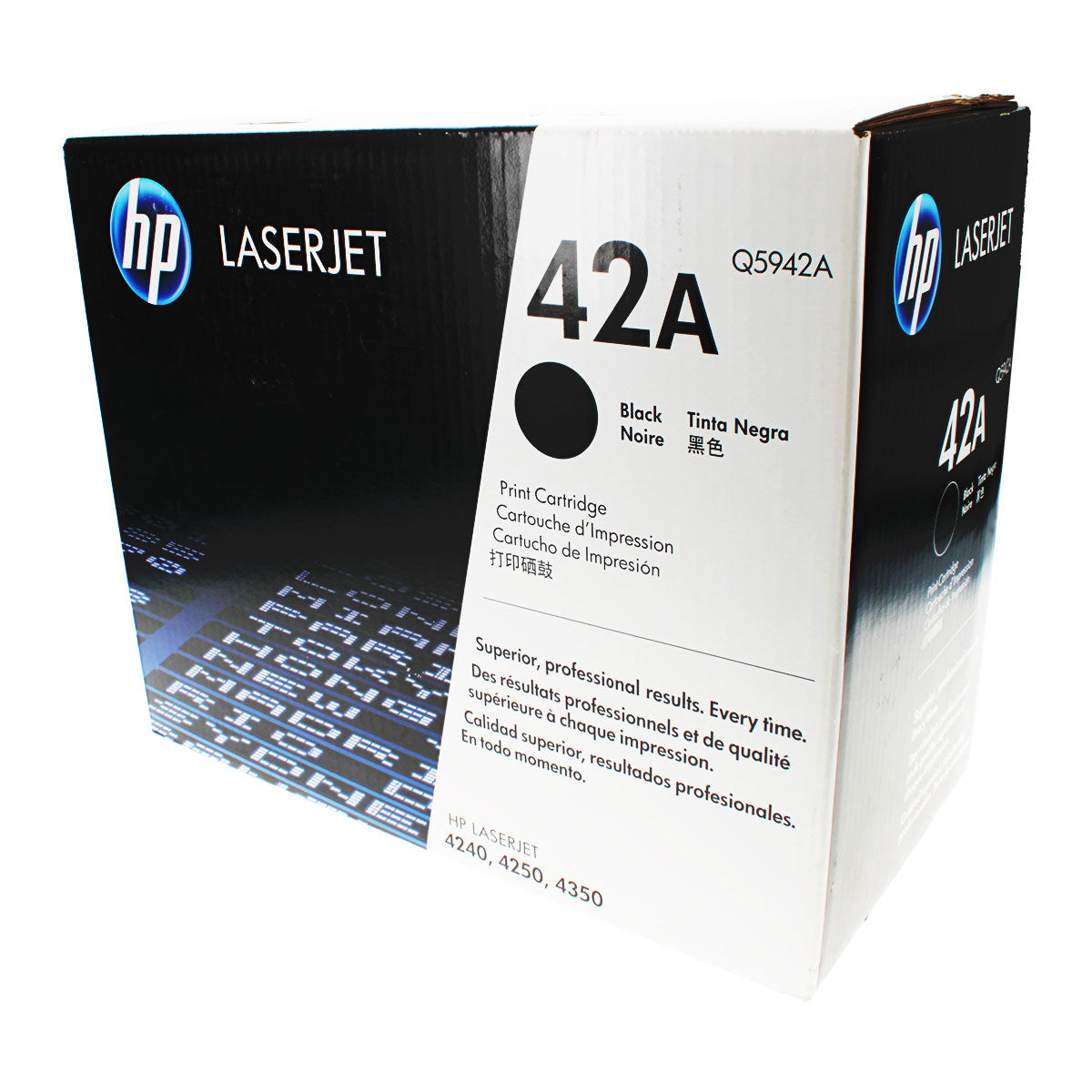 HP 42A (Q5942A) Toner Cartridge, Black 10K Yield