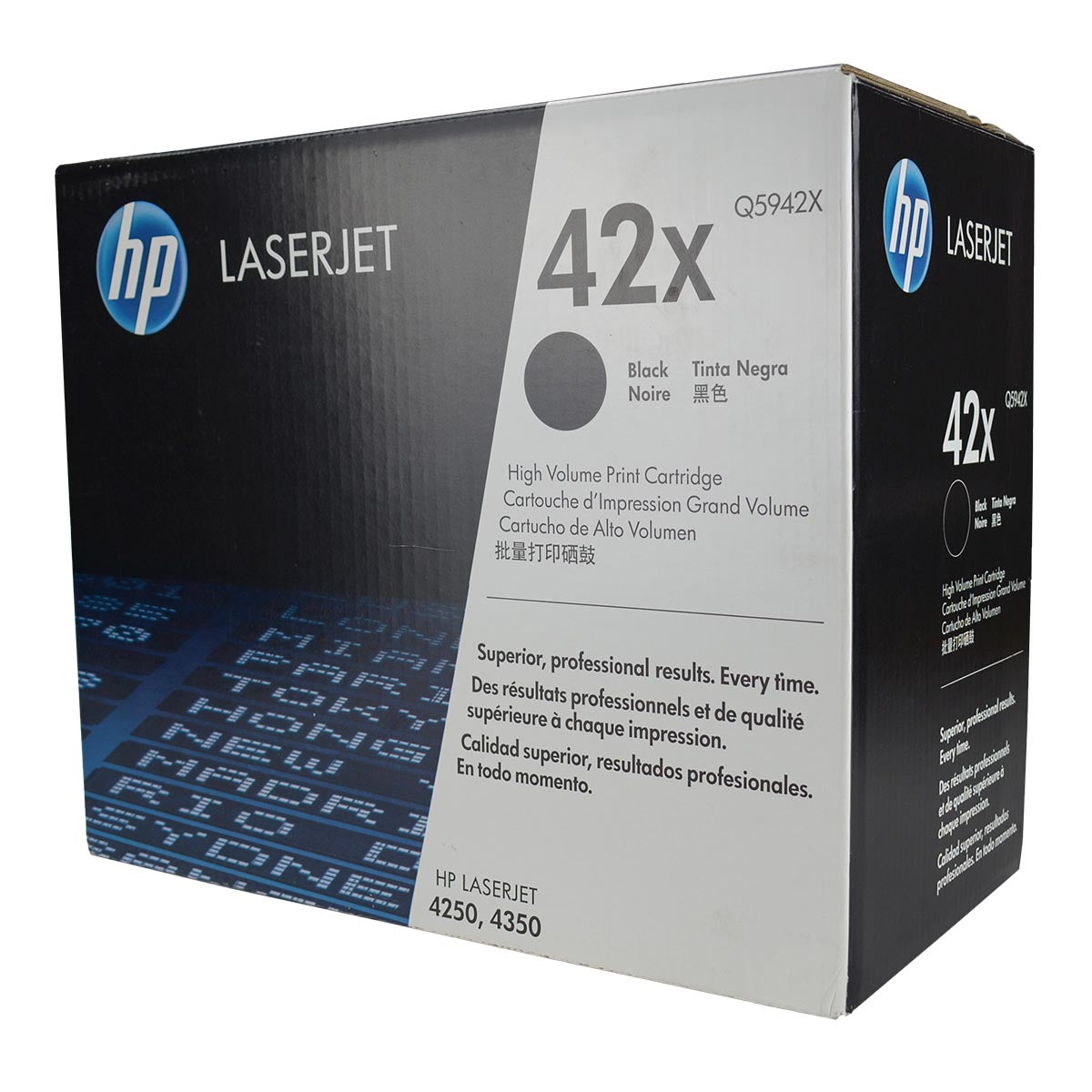 HP 42X (Q5942X) Toner Cartridge, Black 20K High Yield