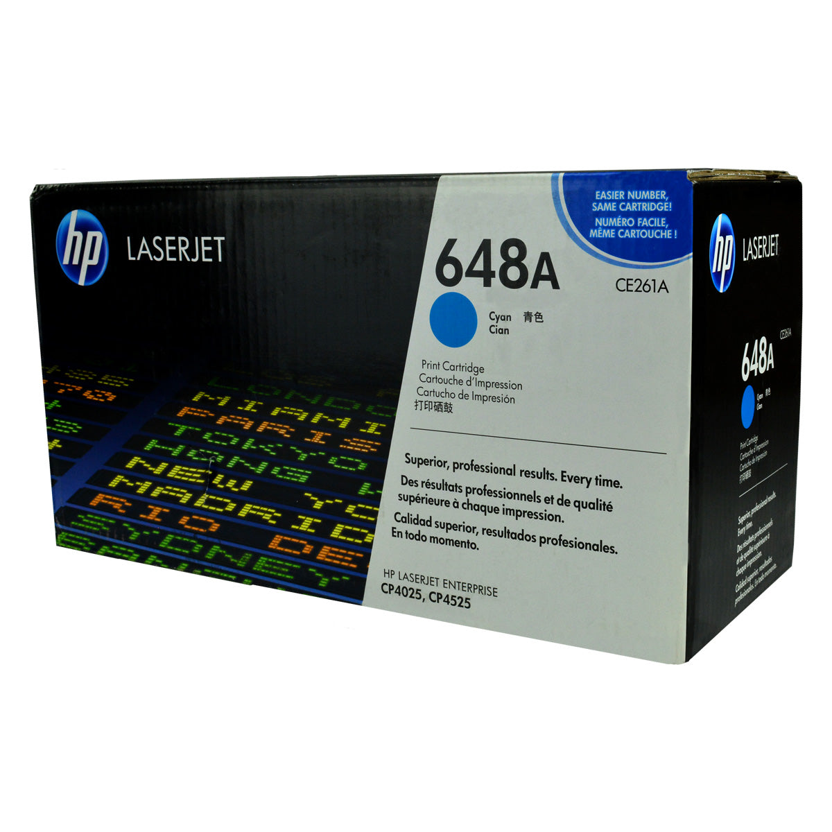 HP 648A (CE261A) Toner Cartridge, Cyan 11K Yield