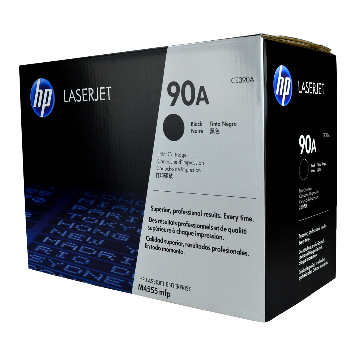 HP 90A (CE390A) Toner Cartridge, Black 10K Yield