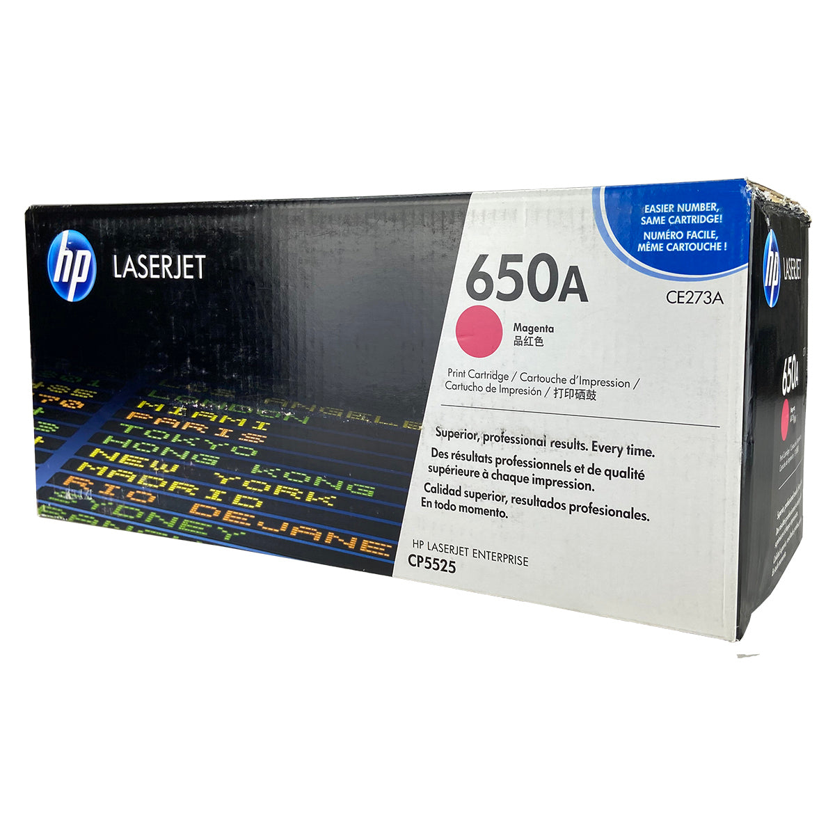 HP 650A (CE273A) Toner Cartridge, Magenta 15K Yield