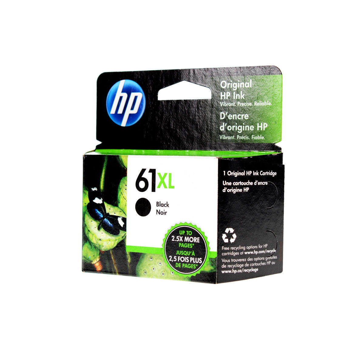 HP 61XL (CH563WN) Inkjet, Black 480 High Yield