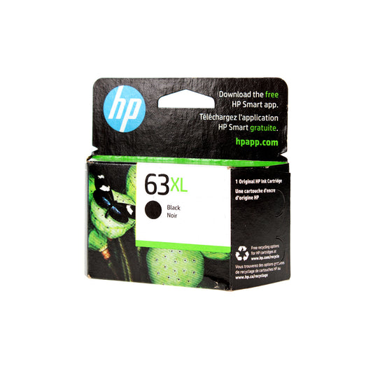 HP 63XL (F6U64AN) Inkjet, Black 480 High Yield