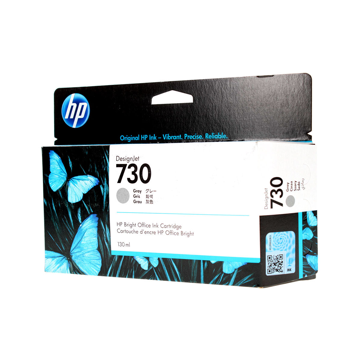 HP 730 (P2V66A) Inkjet, Gray 130 Yield