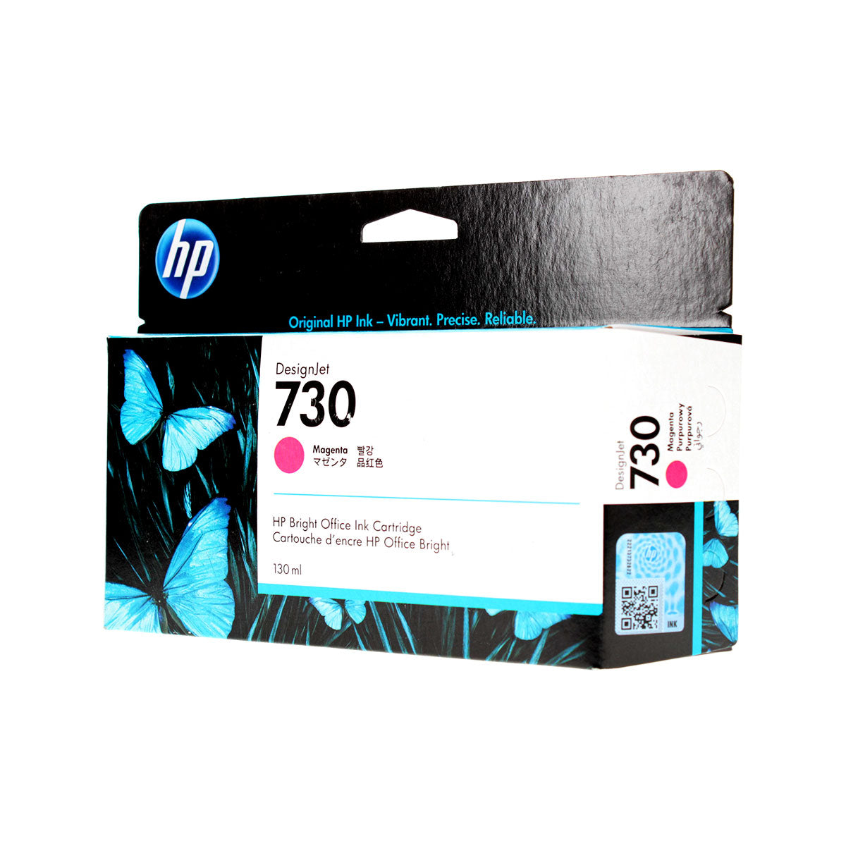 HP 730 (P2V63A) Inkjet, Magenta 130 Yield