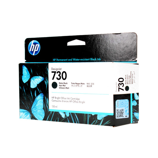 HP 730 (P2V65A) Inkjet, Matte Black 130 Yield