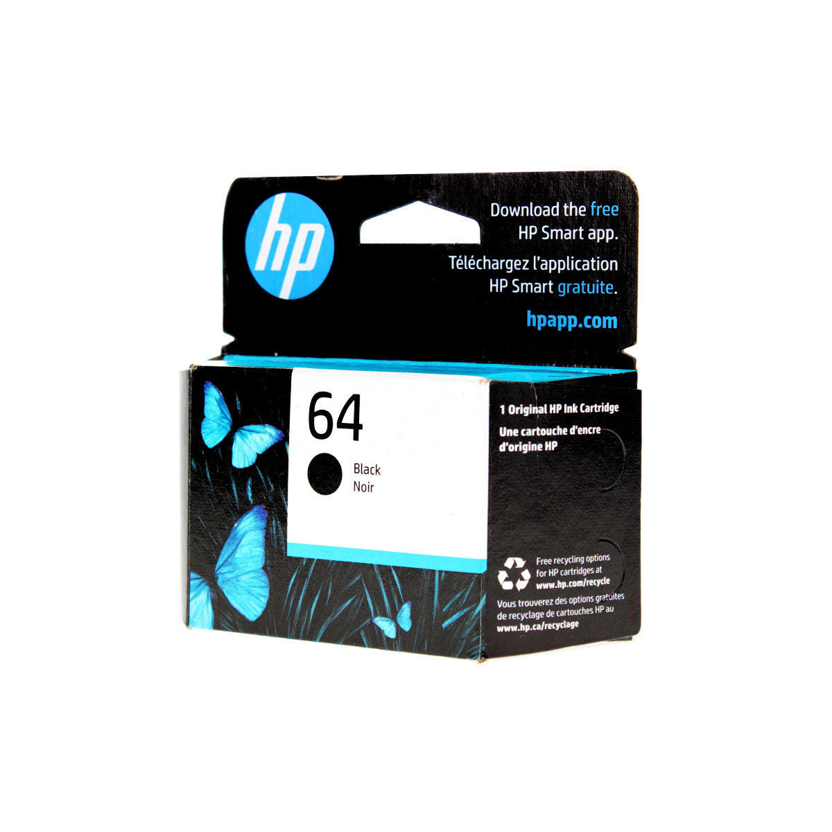 HP 64 (N9J90AN) Inkjet, Black 200 Yield