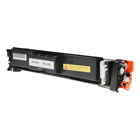 HP 210A Remanufactured Toner Cartridge Yellow 1.8K Yield (New Chip)