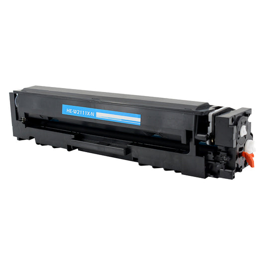 HP 206X Remanufactured Toner Cartridge Cyan 2.45K High Yield (No Chip)