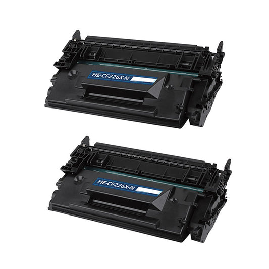 HP 26X Remanufactured Toner Cartridge Black 9K High Yield *2/Pack