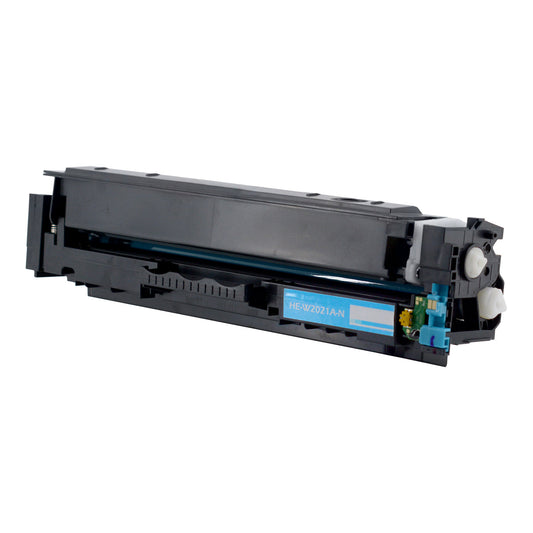 HP 414A Remanufactured Toner Cartridge Cyan 2.1K Yield (New Chip)