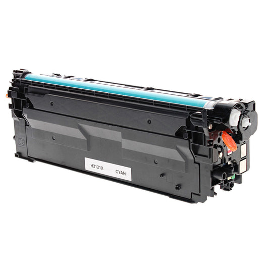 HP 212X Remanufactured Toner Cartridge Cyan 10K High Yield (New Chip)