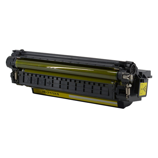 HP 657X Remanufactured Toner Cartridge Yellow 23K High Yield (New Chip)