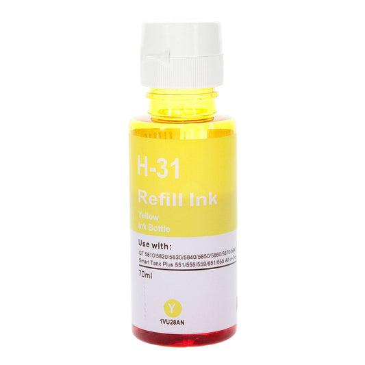 HP 31 Remanufactured Toner Cartridge Yellow 2665 Yield Ink Bottle