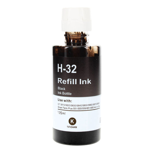 HP 32XL Remanufactured Toner Cartridge Black 6000 Yield Ink Bottle