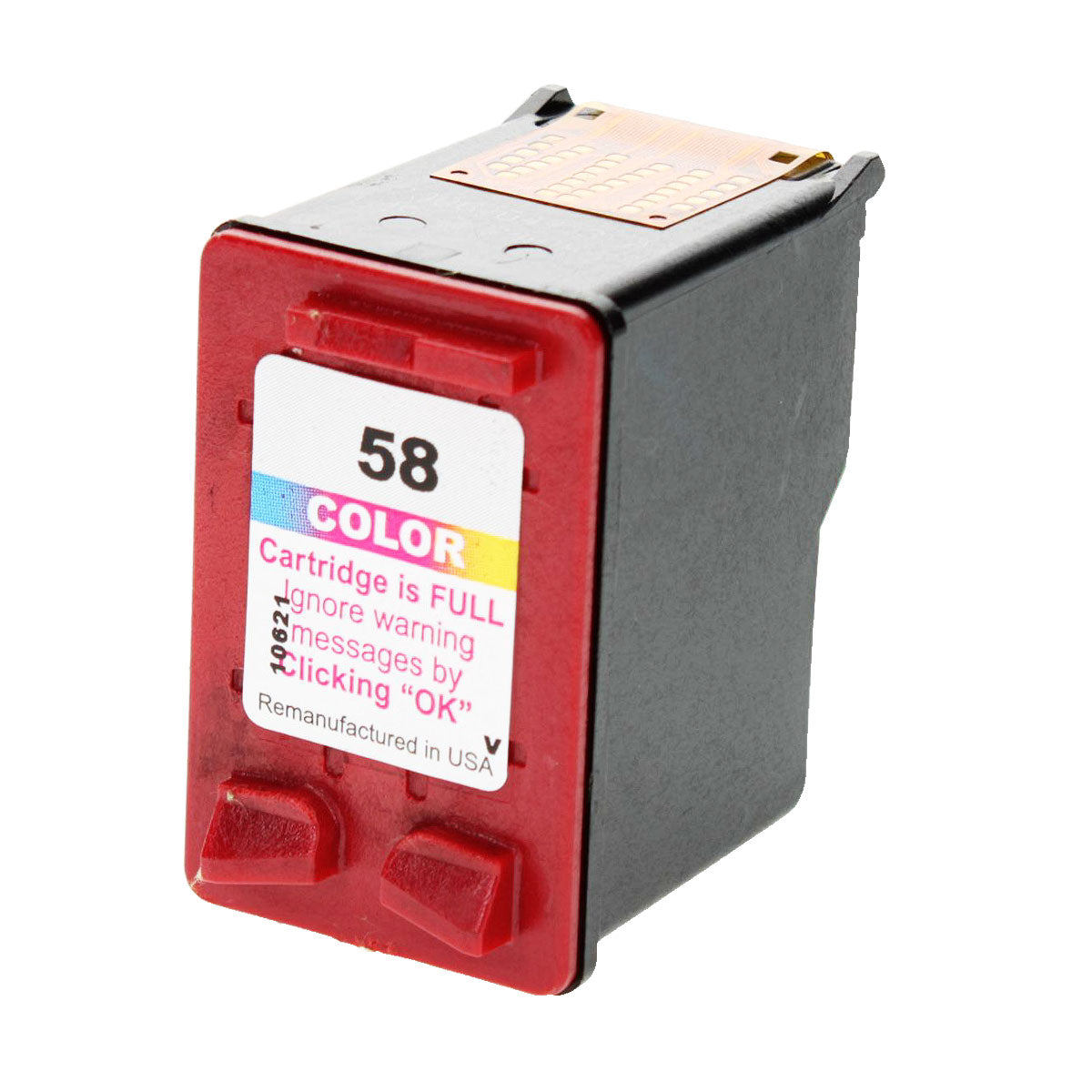 HP 58 Remanufactured Toner Cartridge Tri-Color 125 Yield