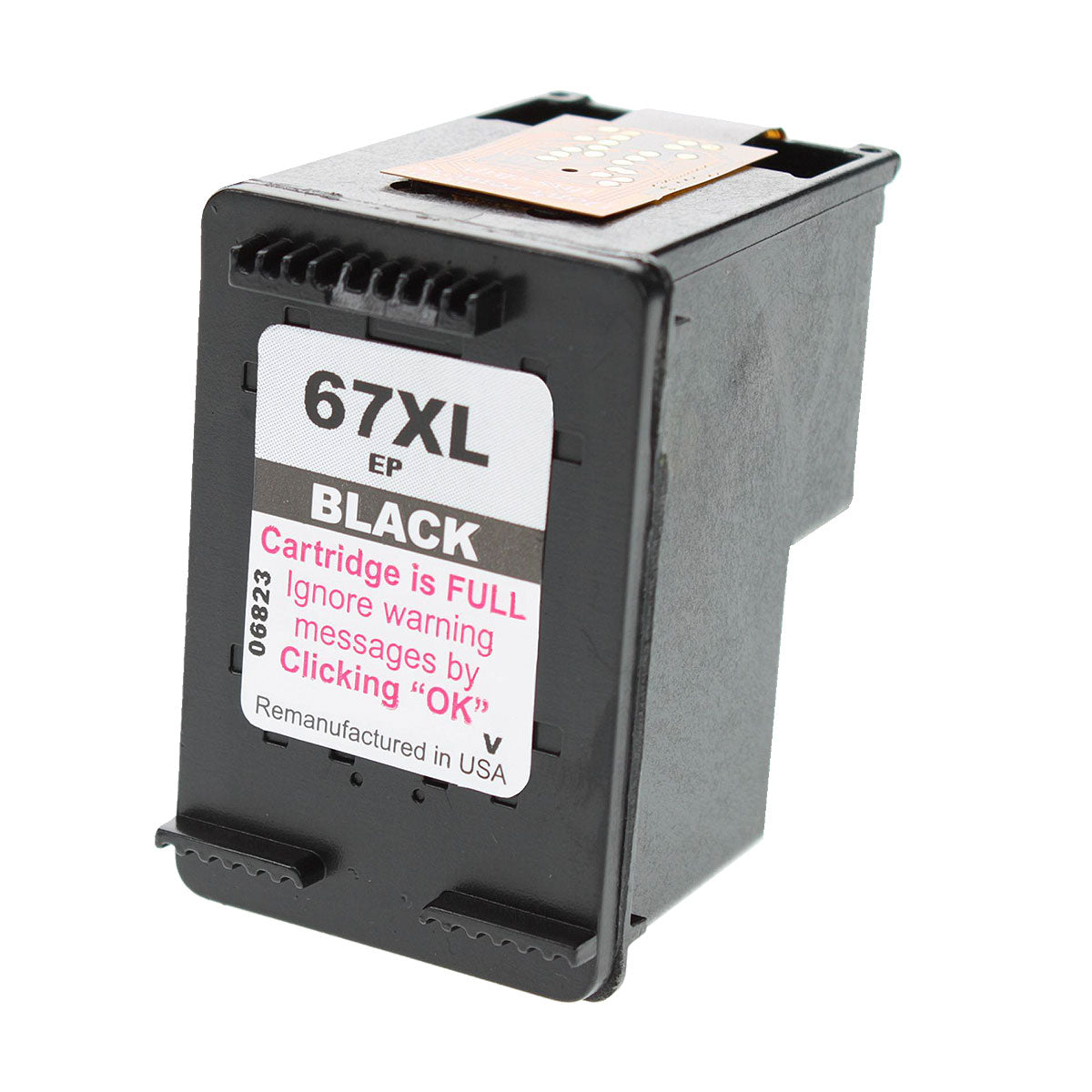 HP 67XL Remanufactured Toner Cartridge Black 240 High Yield (E-Patch)
