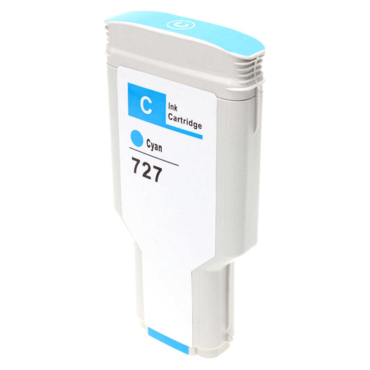 HP 727 Remanufactured Toner Cartridge Cyan 300Ml