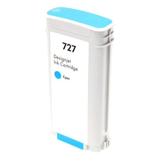 HP 727 Remanufactured Toner Cartridge Cyan 130Ml