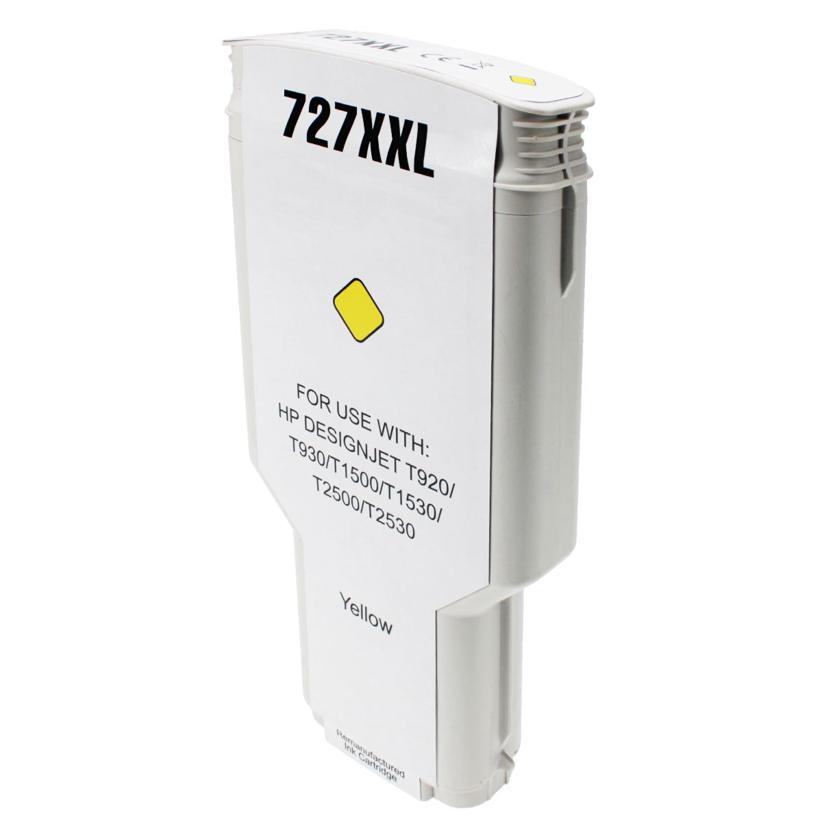 HP 727 Remanufactured Toner Cartridge Yellow 300Ml