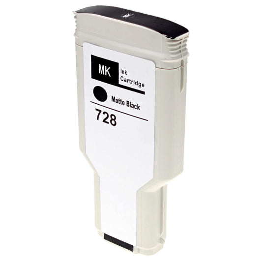 HP 728 Remanufactured Toner Cartridge Matte Black 300Ml