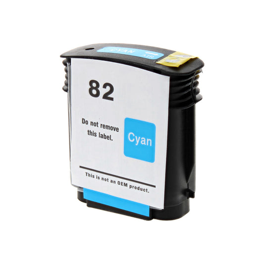 HP 82 Remanufactured Toner Cartridge Cyan 3200 Yield