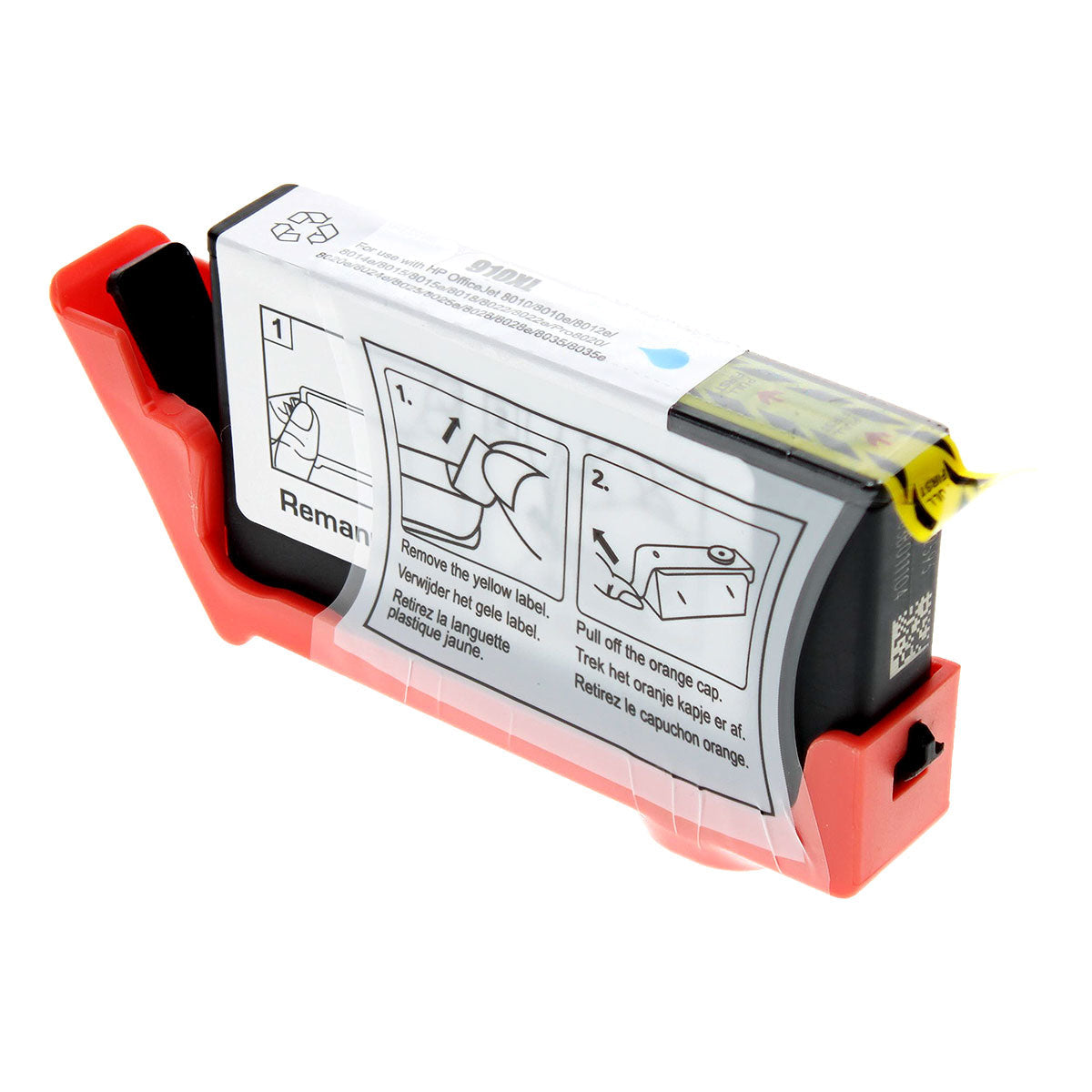 HP 910XL Remanufactured Toner Cartridge Cyan 825 High Yield Firmware Enhanced