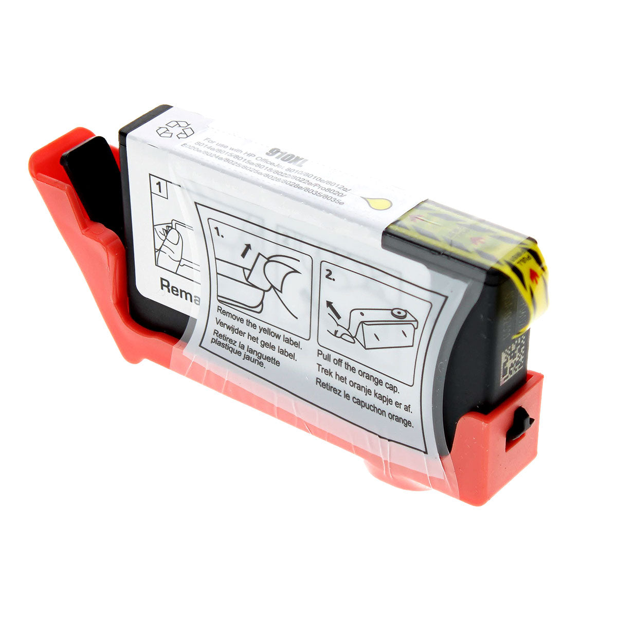 HP 910XL Remanufactured Toner Cartridge Yellow 825 High Yield Firmware Enhanced