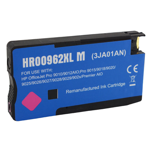 HP 962XL Remanufactured Toner Cartridge Magenta 1600 High Yield