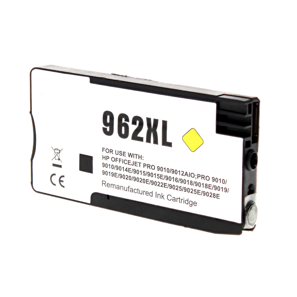 HP 962XL Remanufactured Toner Cartridge Yellow 1600 High Yield Firmware Enhanced