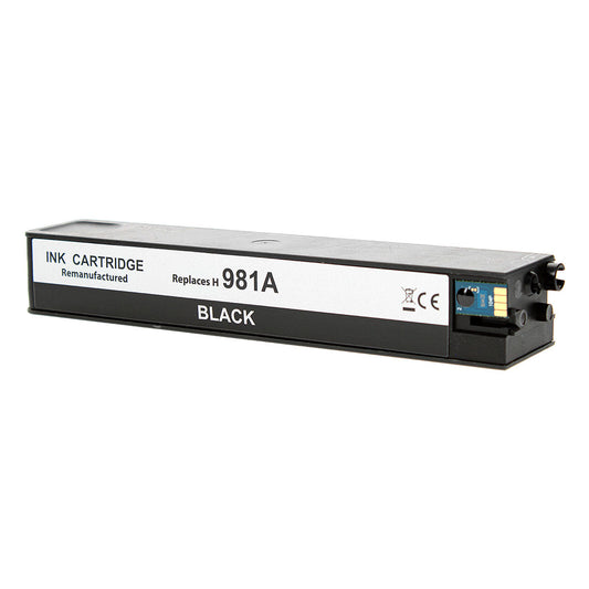 HP 981A Remanufactured Toner Cartridge Black 6000 Yield