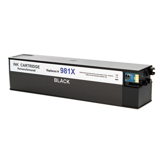 HP 981X Remanufactured Toner Cartridge Black 11000 High Yield