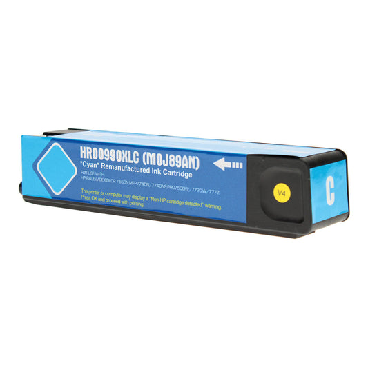 HP 990X Remanufactured Toner Cartridge Cyan 20000 High Yield