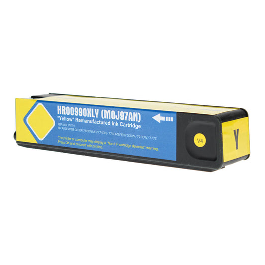 HP 990X Remanufactured Toner Cartridge Yellow 20000 High Yield