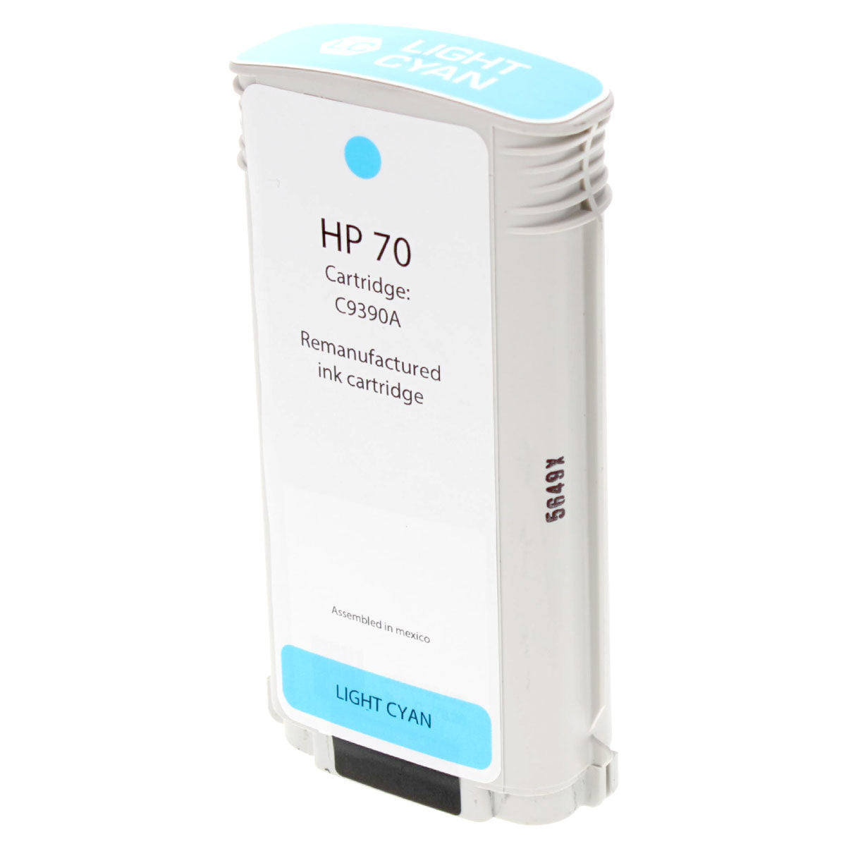 HP 70 Remanufactured Toner Cartridge Light Cyan 130Ml