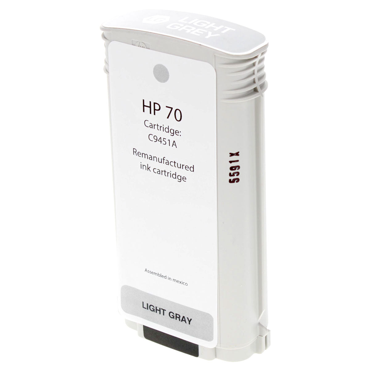 HP 70 Remanufactured Toner Cartridge Light Gray 130Ml