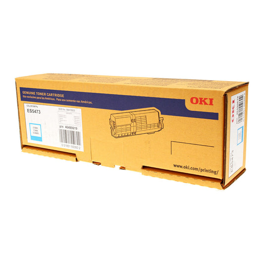 Okidata (46490619) Toner Cartridge, Cyan 5.3 Yield