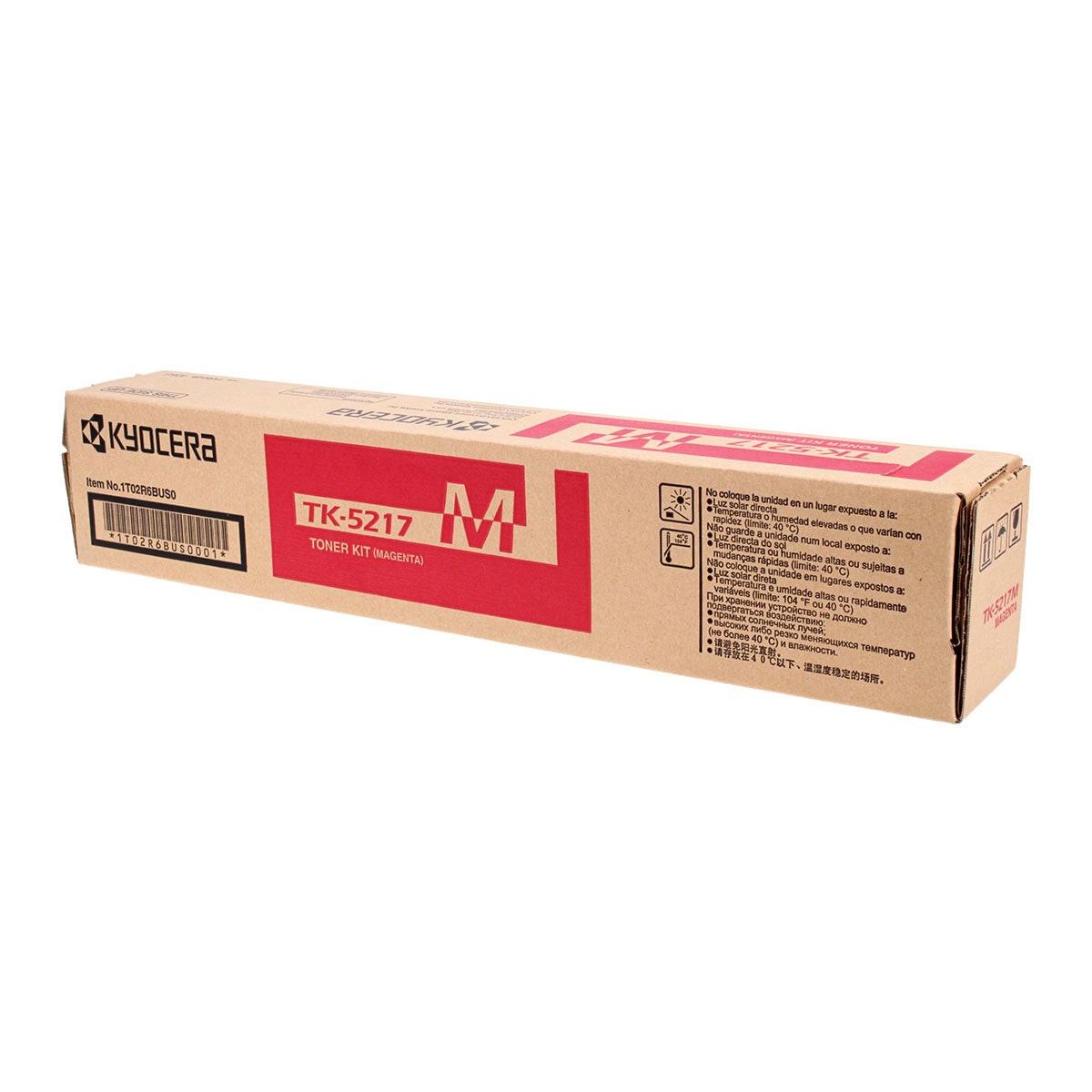 Kyocera Mita TK-5217M (1T02R6BUS0) Toner Cartridge, Magenta 15K Yield