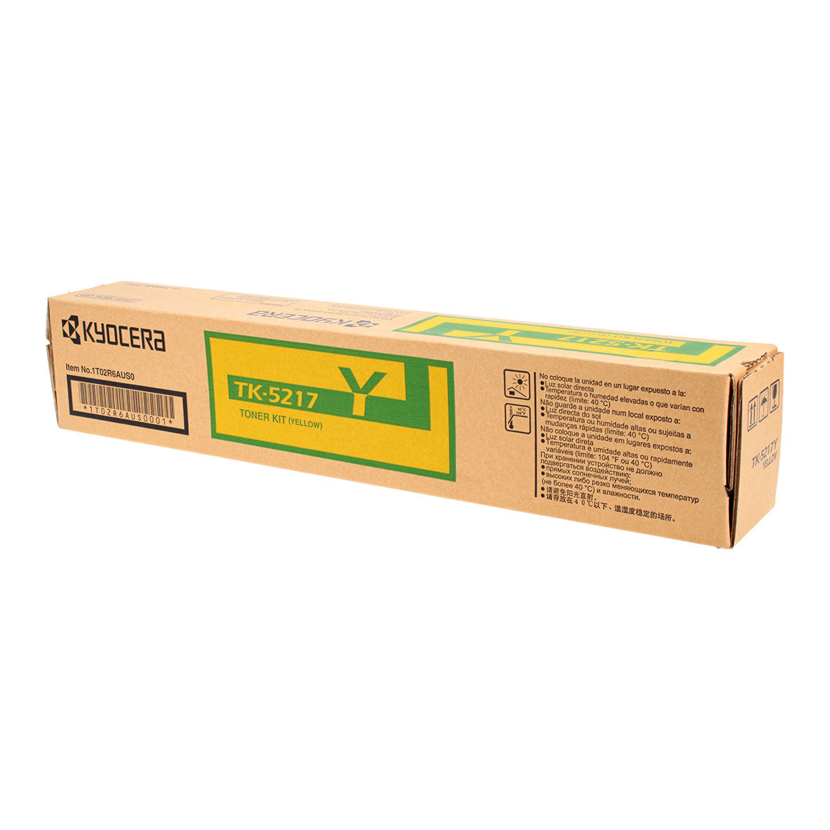 Kyocera Mita TK-5217Y (1T02R6AUS0) Toner Cartridge, Yellow 15K Yield