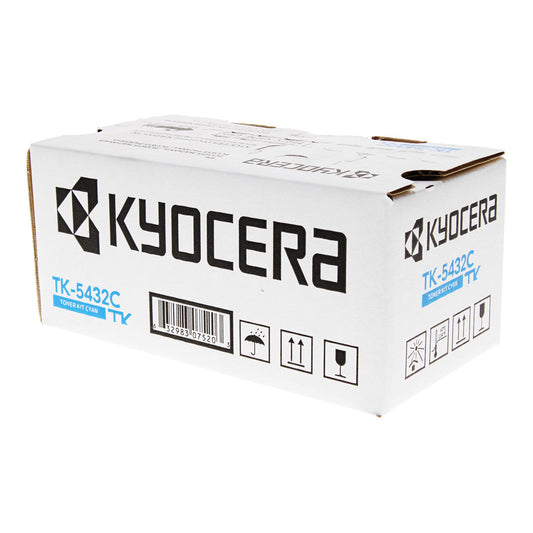 Kyocera Mita TK-5432C (1T0C0ACUS1) Toner Cartridge, Cyan 1.25K Yield