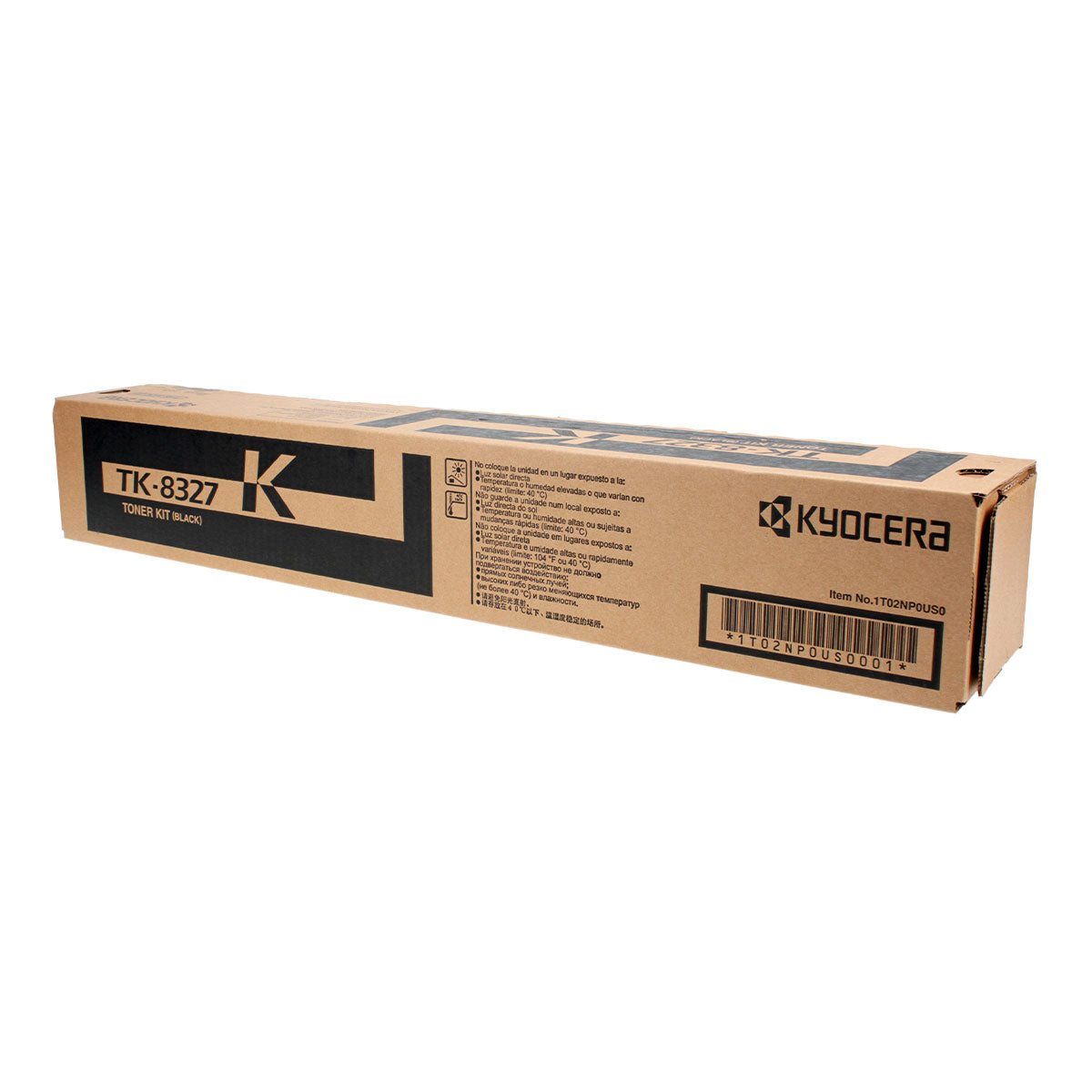 Kyocera Mita TK-8327K (1T02NP0US0) Toner Cartridge, Black 18K Yield