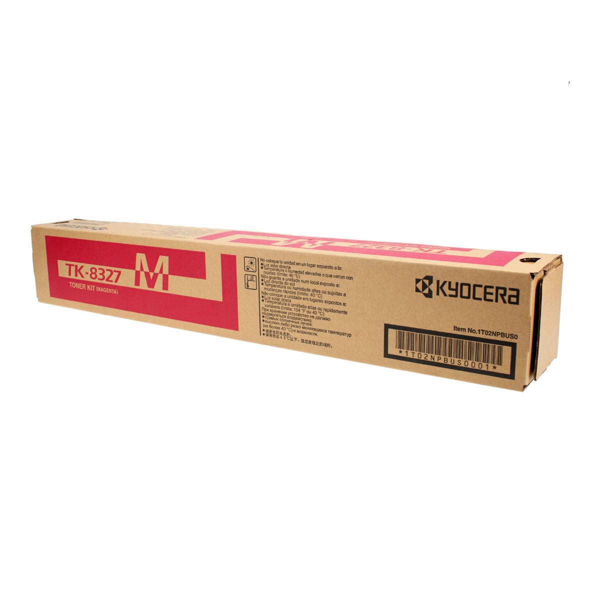 Kyocera Mita TK-8327M (1T02NPBUS0) Toner Cartridge, Magenta 12K Yield