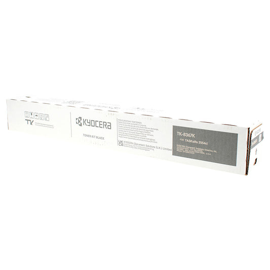 Kyocera Mita TK-8367K (1T02YP0US0) Toner Cartridge, Black 25K Yield