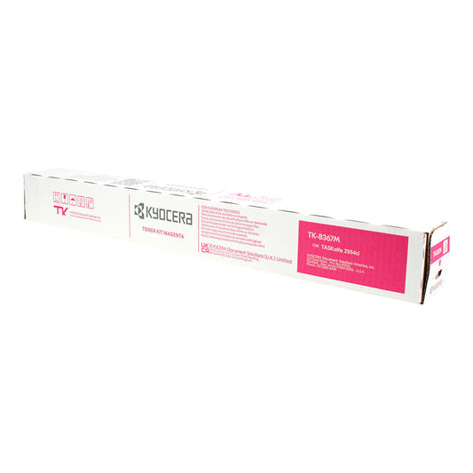 Kyocera Mita TK8367M (1T02YPBUS0) Toner Cartridge, Magenta 12K Yield
