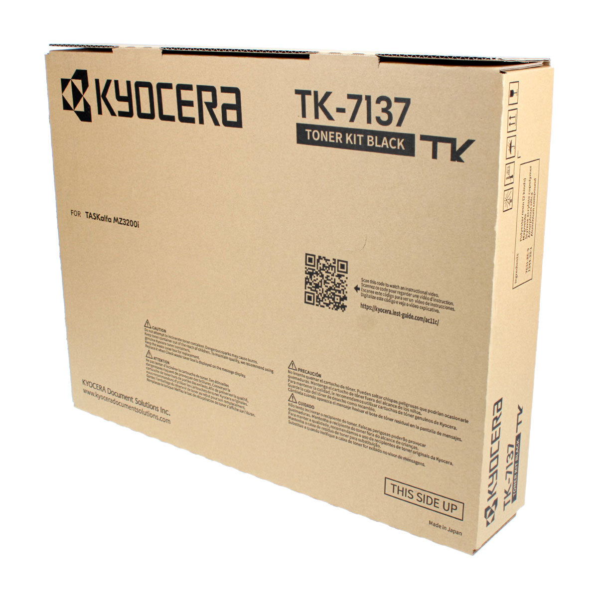Kyocera Mita TK-7137 (1T02ZT0US0) Toner Cartridge, Black 20K Yield