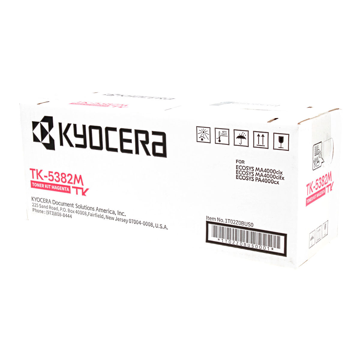 Kyocera Mita TK-5382M (1T02Z0BUS0) Toner Cartridge Magenta, 10K Yield